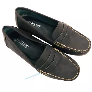 Eastland Montana Driving Moc Shoe Leather Loafers Dark Brown Womens Size 9.5 - Picture 1 of 8