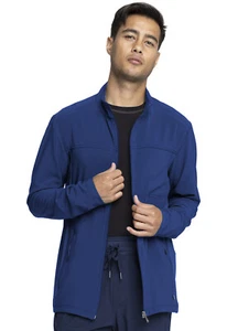Galaxy Cherokee Scrubs Infinity Mens Zip Front Warm Up Jacket CK332A GAB - Picture 1 of 6