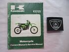 KAWASAKI KX125 MOTORCYCLE OWNER'S & SERVICE MANUAL 99920-1089-02 CR 1979