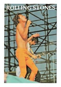 ROLLING STONES FOTOCARD FOTO CARTOLINA NON VIAGGIATA ANNI '80 ORIGINALE/ORIGINAL - Imagen 1 de 2