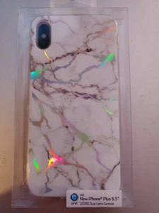 ONN Iridescent Marble Phone Case For iPhone Plus 6.5" - Picture 1 of 7