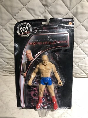 WWF WWE Jakks Kurt Angle Wrestling Figure Angle Backlash NWA TNA CREASED - Image 1 of 2