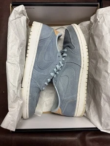 Air Jordan 1 Retro OG Premium Low Ice Blue Size 10.5 Men’s w/ OG Box - Picture 1 of 9