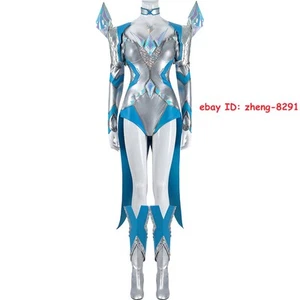 Game NEW Marvel Rivals White Queen Halloween Costume Outfit Cos Uniform Bodysuit - Picture 1 of 27