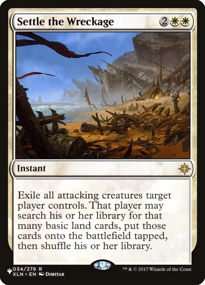 Settle the Wreckage (XLN 034) MTG Ixalan - NM - Rare - The List - Image 1 of 1