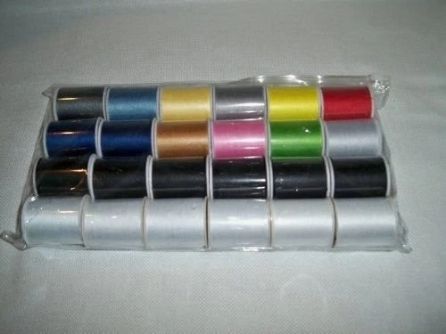 ALLARY 24 Assorted Spools of Thread Full Size 200 Yards Each