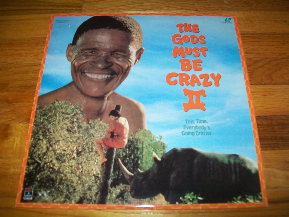 THE GODS MUST BE CRAZY II Laserdisc LD VERY GOOD CONDITION RARE PART 2 TWO FUNNY Foto 1 de 1