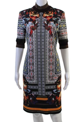 Женское абстрактное платье с ложным вырезом Clover Canyon разноцветное размер большой - Изображение 1 из 4