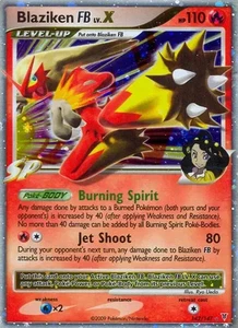 Blaziken FB Lv.X - Ultra Raro - Holofoil - Juego de cartas coleccionables Pokémon Supreme Victors #142 casi nuevo - Imagen 1 de 1