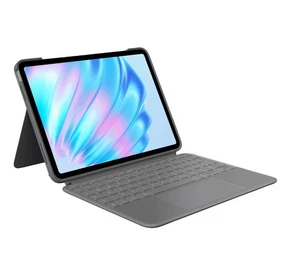 Logitech Combo Touch Tastatur-Case Grau für iPad Air 11" M2 2024, M3 2025 Q2/25 - Photo 1/1