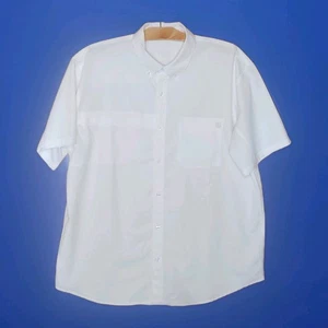 Camisa de pesca para hombre HUK 2XL blanca manga corta ventilada telas de rendimiento - Imagen 1 de 11