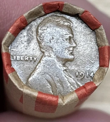 LINCOLN WHEAT CENT ROll 1909-1958 With 1914 Wheat Ender. (W-196) - Image 1 of 4