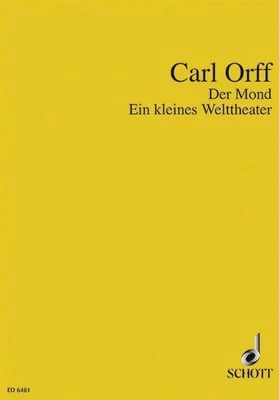 Mond (Der) Partituur Carl Orff Book [Softcover] Schott Music - Image 1 of 3