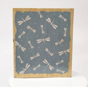 Dragonfly Background Rubber Stamp, Hero Arts H2413, 3.25" x 3.75" - Picture 1 of 5