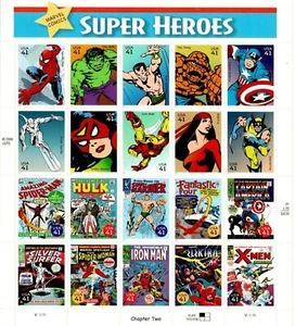 USA 2007 - Marvel Super Heroes - Chapter 2 - Sheetlet - MNH - Picture 1 of 1
