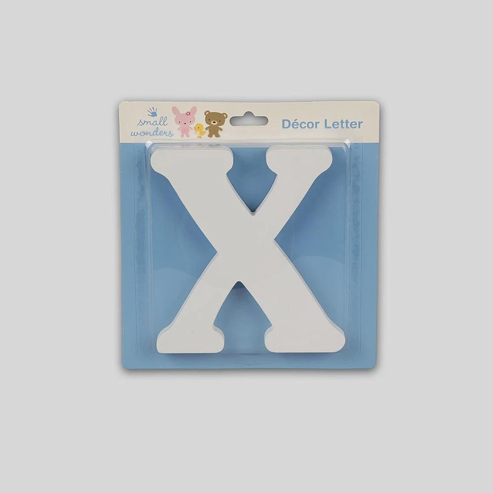  Pequeña Maravillas Madera Letra Decoración Pared, Letra X Foto 1 de 1