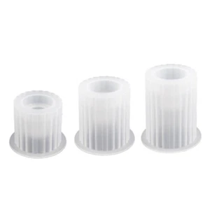 Striped Cylinder Tealight Holder Molds for Crafting Holder Tealight Stand - Picture 1 of 11