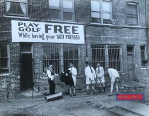 Bruce Teleky Free Golf Vintage Photography Art Print 22 x 28 - Picture 1 of 1