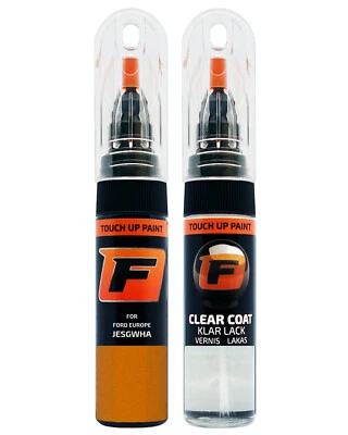 FIRANTO Peinture de Retouche pour FORD JESGWHA ORANGE FURY Stylo Laque