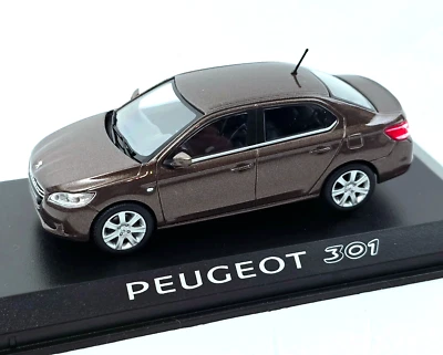 Peugeot 301, 2012, Marrón Metálico, 1:43, NOREV - Imagen 1 de 3