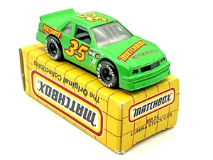 Matchbox MB34 Superfast Verde Chevy Pro Stocker Como Nuevo en Caja de Coleccionistas - Imagen 1 de 6