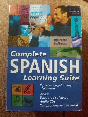 Transparent Language Complete Spanish Learning Suite Software Workbook Audio Cds - Image 1 of 4