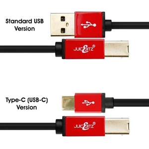 JuicEBitz® USB lub USB-C Ekranowany przewód kontrolera deck DJ | Traktor Pioneer - Zdjęcie 1 z 40