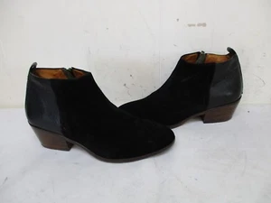 Madewell 1937 schwarze Wildleder-Stiefeletten mit Reißverschluss Damengröße 7 - Bild 1 von 11
