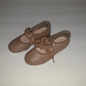 Capezio Tele Tone Tap Shoe sz 10.5 M youth Dance flaw - Picture 1 of 6