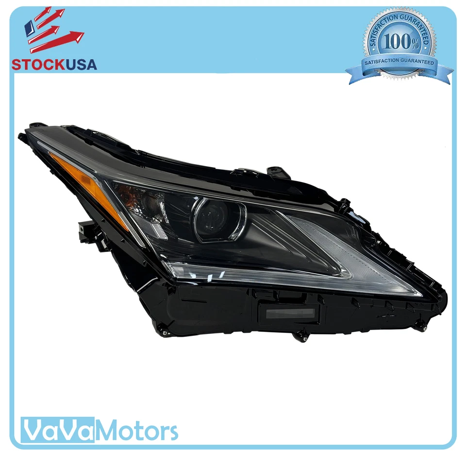 适用于 2016 年雷克萨斯 RX350 LED 车头灯单投影仪右乘客侧  — 第 1/4 张图片