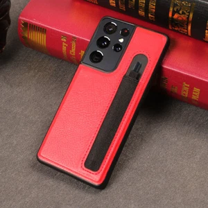 Para Samsung Galaxy S21 Ultra G9980 G998D G998U Cuero Billetera Estuches Ranuras Cubierta - Imagen 1 de 20