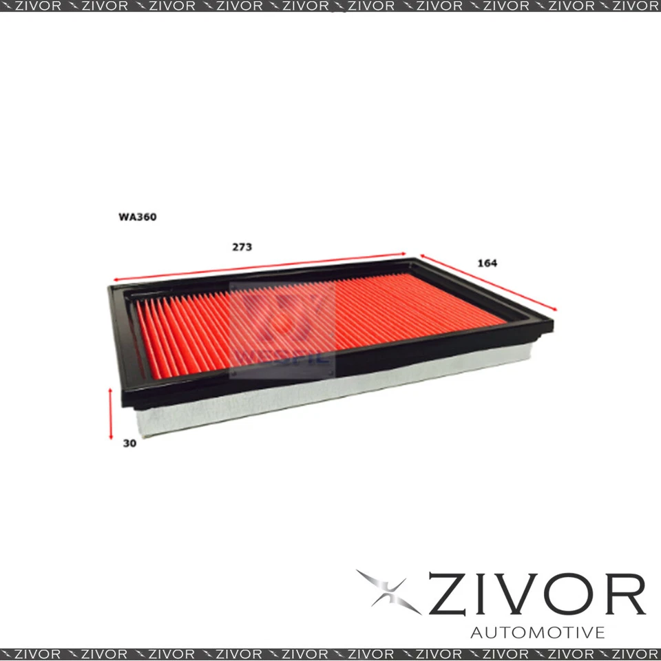 Wesfil Air Filter For Subaru Forester 2.0L 08/97-07/02 - WA360 *By Zivor* - image 1 of 1