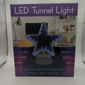 Star Shaped LED Tunnel Light Infinity Effect - NEW - Picture 1 of 6