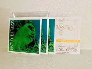 Evah Pirazzi Violin String 4/4 Set Medium (GDA) + Pirastro GOLD e (ball end) - Picture 1 of 2