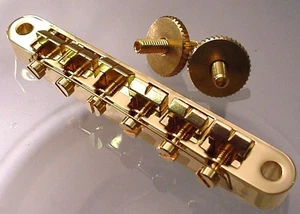 GOLD ERSATZ TUNE O MATIC E-GITARRENSTEG - Bild 1 von 4