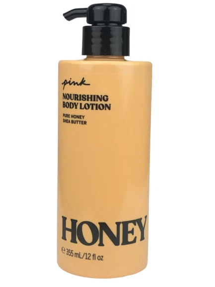 VICTORIA'S SECRET PINK HONEY NOURISHING BODY LOTION SHEA BUTTER PURE HONEY 12 oz - Image 1 of 1