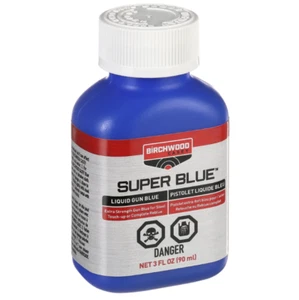 Birchwood Casey SUPER BLUE Liquid Gun Blue FOR BLUEING POLISHED HARDENED STEELS - Picture 1 of 5