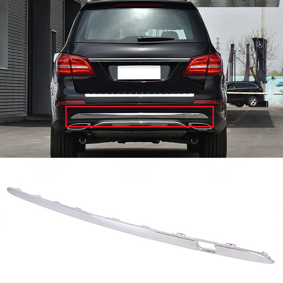 Rear Bumper Moldings Trim For Mercedes Benz W166 GL GLE GLS GL450 GLE350 GLS450 — 第 1/4 张图片