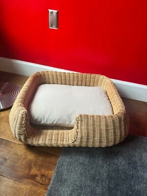 Cesta MiaCara Wicker Mio gato/cão pequena - areia - Imagem 1 de 4