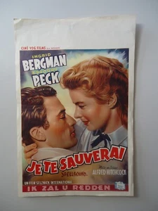 ALFRED HITCHCOCK / SPELLBOUND / Ich werde dich retten / FJ24 / Belgisches Poster - Bild 1 von 1