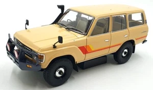 Kyosho 1/18 Scale Diecast 08956XBE - Toyota Land Cruiser 60 - Beige - Picture 1 of 6