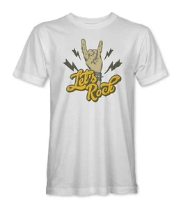 Lets Rock Music Band Herren/Unisex T-Shirt - Bild 1 von 7