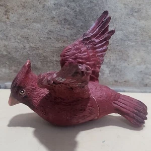 VTG Fridge Magnet Bird Red Chipped Beak - Picture 1 of 14
