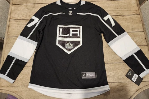 NHL Fanatics LA Kings Authentic Breakaway Home Men SZ XS Jersey Carter #77 New Cover