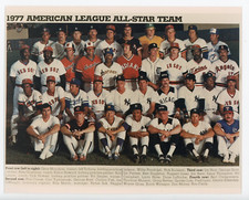 1977 Major League Baseball American League All-Star Team 8x10 Photo