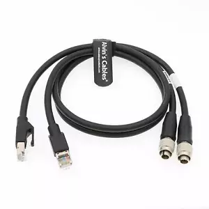 1 Set Hirose Original 8 Pin Stecker auf RJ45 Cat6 High Flex Kabel für Sony RCP = - Bild 1 von 4