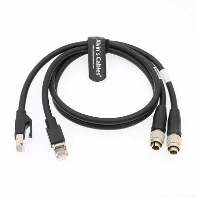 1 Set Hirose Original 8 pin Male to RJ45 Cat6 High Flex Cable for Sony RCP - Image 1 of 4