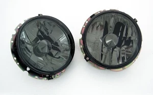 Für VW Golf 1 Cabrio Caddy Käfer T2 Mercedes W430 Klarglas Schwarz Scheinwerfer - Bild 1 von 1