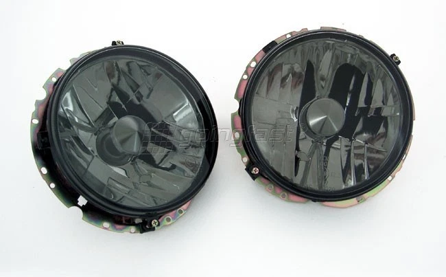 Für VW Golf 1 Cabrio Caddy Käfer T2 Mercedes W430 Klarglas Schwarz Scheinwerfer - Bild 1 von 1