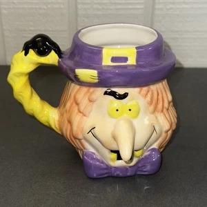 Taza de cerámica vintage JC Penney Home Halloween bruja decoración - Imagen 1 de 15